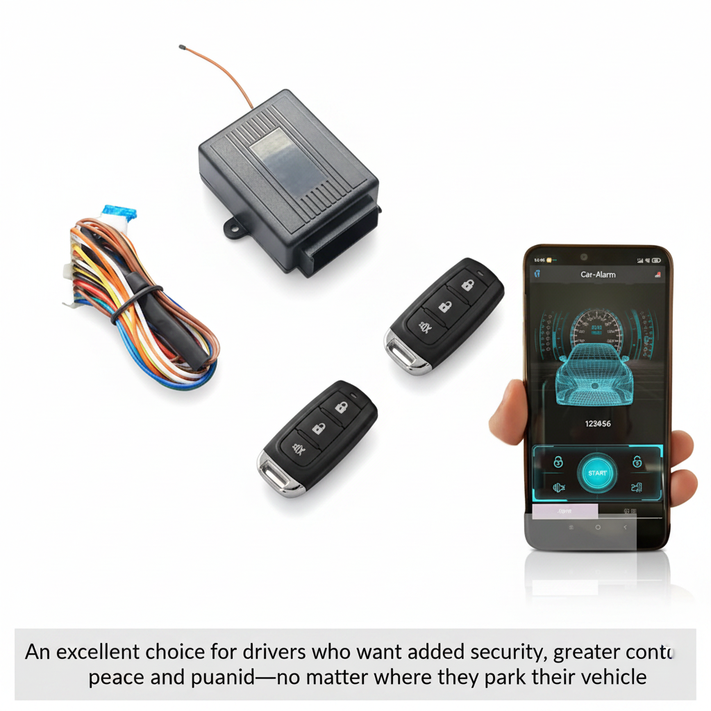 Sistem Universal de Alarmă Auto GIORDON cu Telecomandă – Închidere Centralizată și Protecție Antifurt 12V