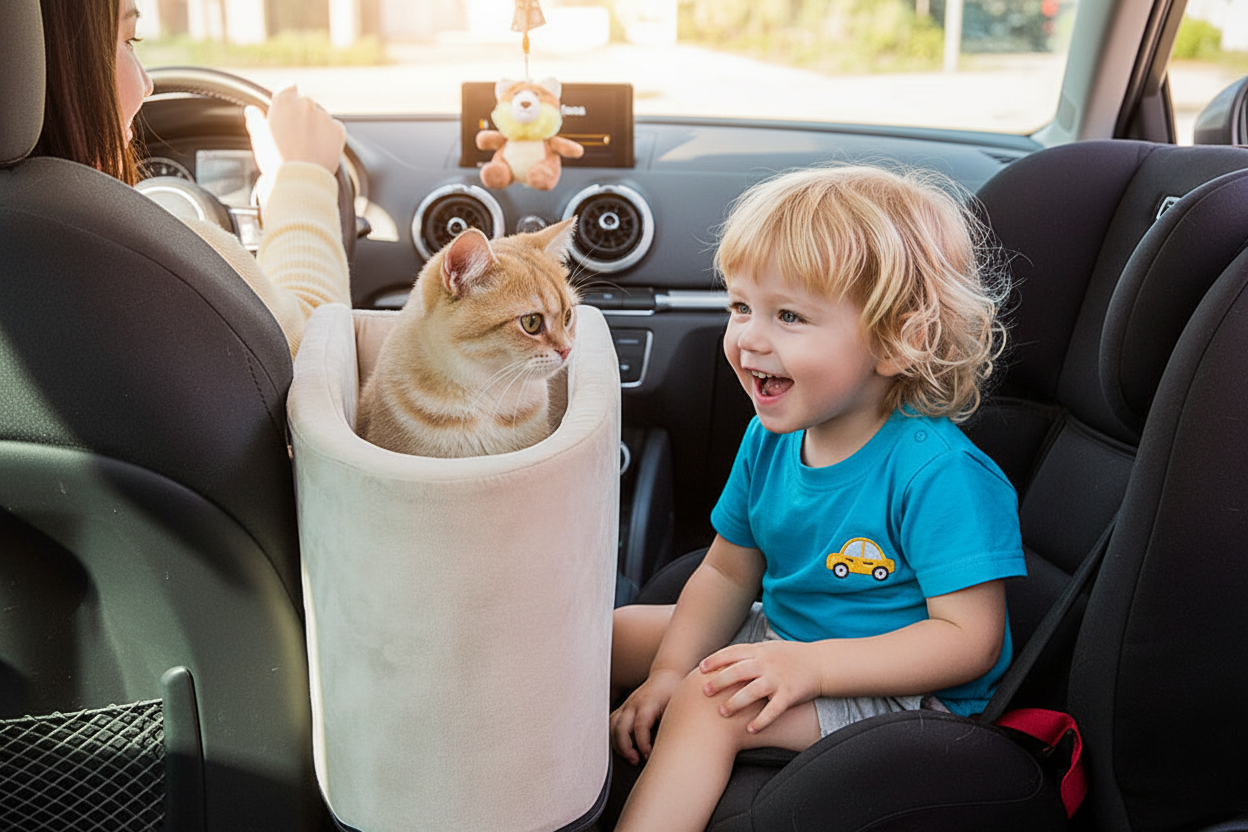 Car mat for dogs and cats – Seat protection and comfort during travel