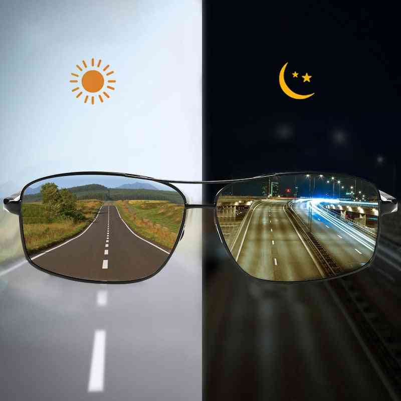 Ochelari de soare polarizați cu lentile schimbătoare, adaptabile la lumină, pentru protecție UV, în stil modern, pentru activități outdoor
