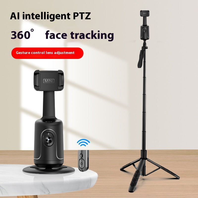 AI 360° Smart Phone Tracking Holder – Stabilizer for Filming, Vlogging, and Live Streaming