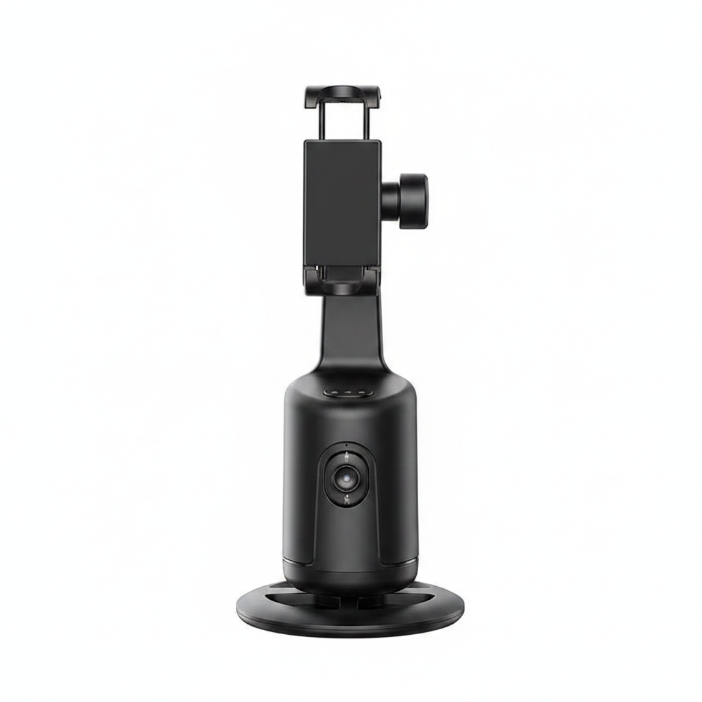 AI 360° Smart Phone Tracking Holder – Stabilizer for Filming, Vlogging, and Live Streaming